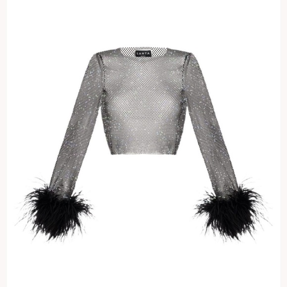 SANTA-BRANDS Feather top size M/L - Picture 2 of 4